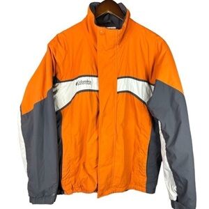 Columbia Winter Jacket Size Medium Orange and Gray Columbia Ski Jacket
